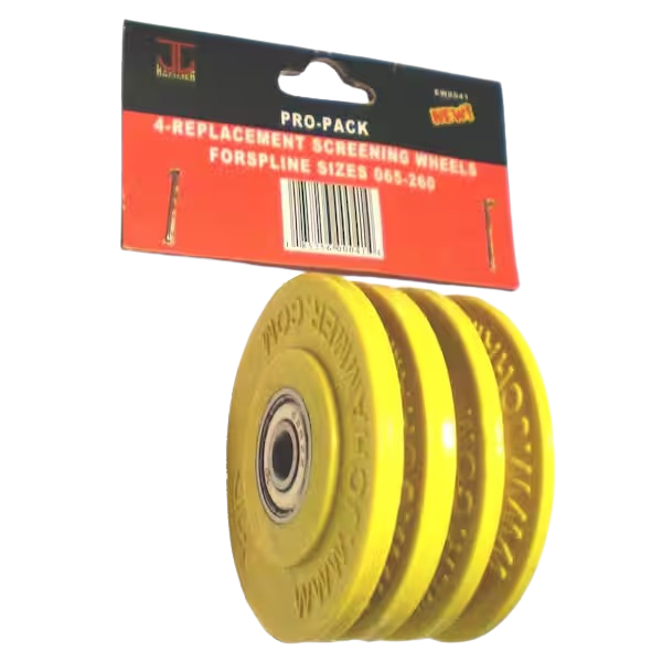 2 IN. SCREENING WHEELS PRO PACK 4-REPLACEMENT WHEELS FOR SPLINE SIZES 065-260